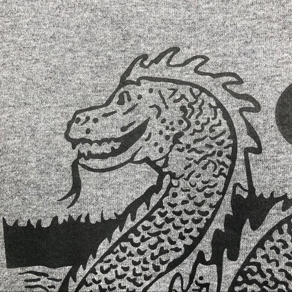 champ Lake Monster Lake Champlain Vermont Gray Tee - Picture 11 of 11